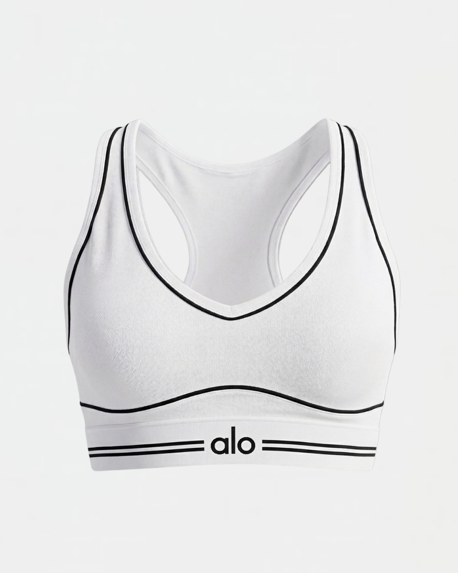 Sports Bra Airbrush White