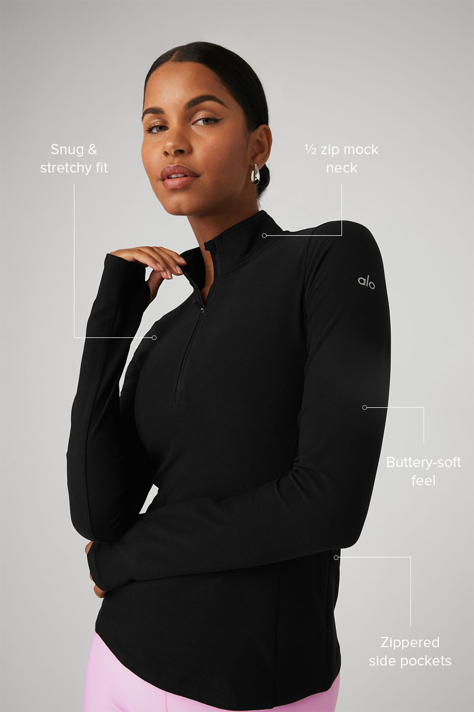 Sweater Quick Alosoft 1/2 Zip