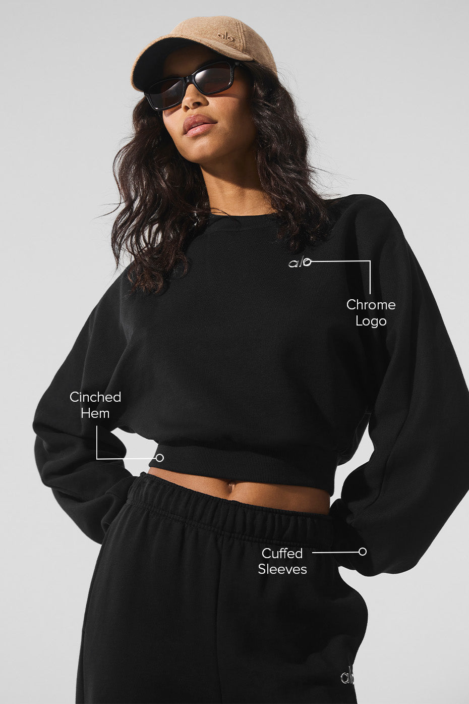 Sweater Accolade Cropped Crew Neck