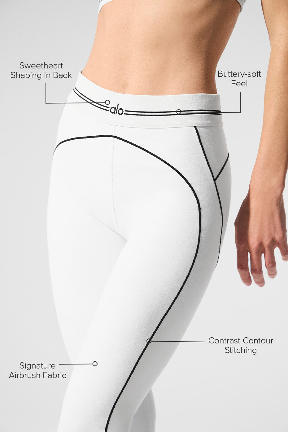 Legging Airbrush High-Waist 7/8 Heart Throb